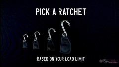 Heavy Duty 1/2″ Rope Ratchet Hoist with Locking Pulley, 15′ Adjustable Hanger, 5