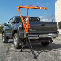 Elevate Outdoor Hydraulic Receiver Hitch Crane – 1,000 lb. Capacity