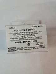 HUBBELL, 2030 CORD CONNECTOR KIT, 59721-002