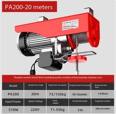 220V Miniature Electric Hoist Household Small Crane Convenient Small Hoist