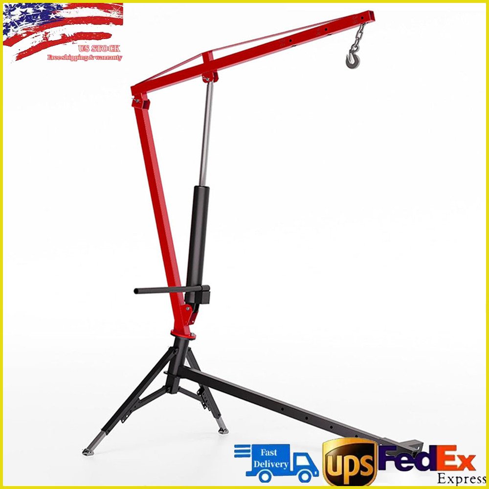 1000 Lbs Truck Crane Hoist Hydraulic Hitch-Mount Truck Crane for Lifting Goods