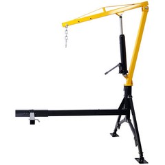 Receiver Hitch Mounted Hydraulic Swivel Pickup Truck Crane 1000 lbs Capacity
