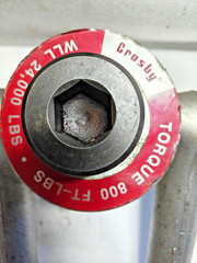 Crosby Swivel Hoist Ring 24,000 LBS WLL Torque: 800Ft-LBS (WITH LABEL)