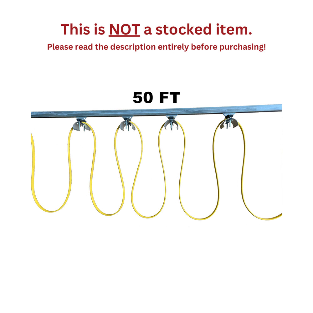 CONDUCTIX FLAT CABLE C-TRACK FESTOON KIT (50 FOOT)