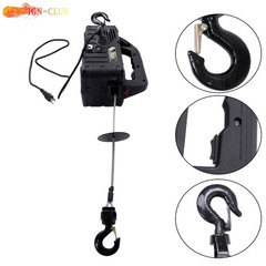 With Wired Remote Control 1500W 500-C Winch 2in1 Portable Electric Hoist 1100lbs
