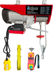 Electric Hoist Winch, 880 Lbs 120V Electric Hoist with Remote Control,16Ft/33Ft