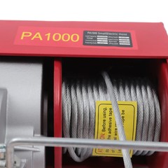 Portable Mini Electric Hoist 110/220V Small Wire Rope Electric Winch Crane