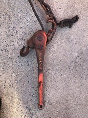 COFFING 3/4-1-1/2 ton Chain Fall Hoist