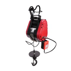 770LBS Electric Hoist 95ft Lifting Crane Lift Electric Winch 2in1 Remote Control
