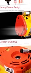 Little King Kong Mini Electric Hoist Motor 220V Small Hoist for Domestic Use