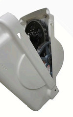 Hefty Hoist 8500 Flat Plate Clamshell Cover White Boat Lift Motor Shroud w/ Hard