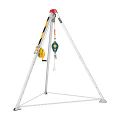 VEVOR 1200 lbs Rescue Tripod Kit – 98.5 ft Cable Winch