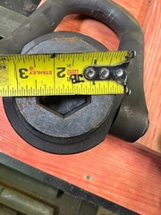 ACTEK SWIVEL HOIST RING 2″X 4 1/2 TPI 3″ LONG BOLT 30,000LB WLL LOT OF 4