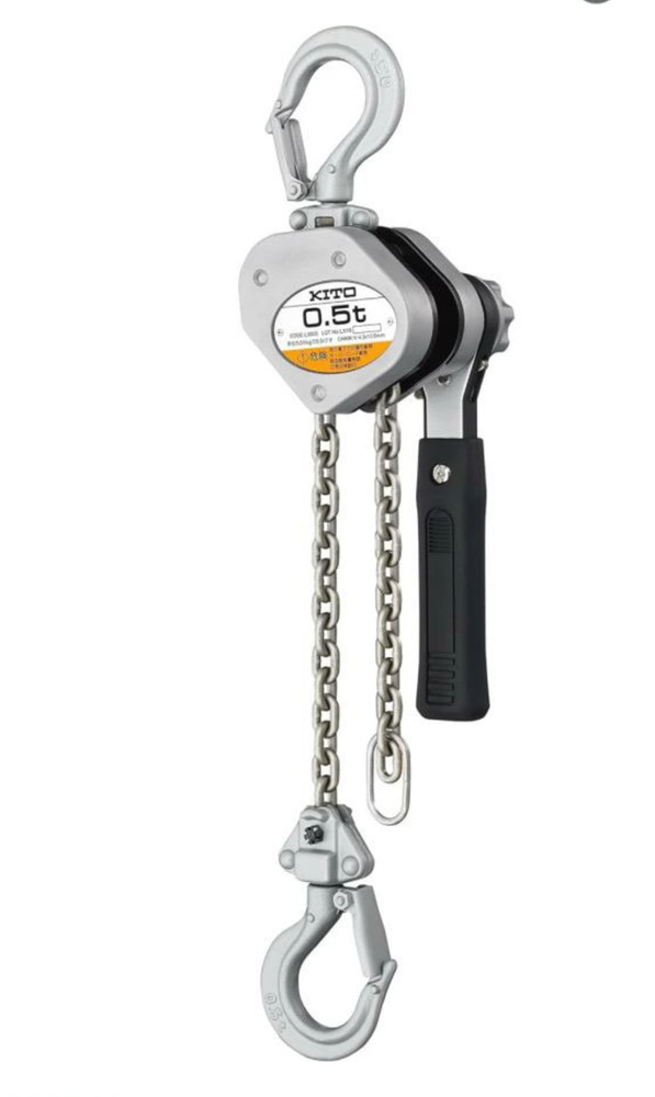 Kito LX005 Lever Block — 500 kg Capacity × 1.2 m Lift
