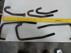 LOT 73 HOIST OVERHEAD CRANE 5/8 J Hooks JHOOKS Hangers Mounts Brackets over head