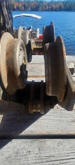 SAGINAW SAFE-T-LUG 43823 CIGNYS 1 1/2 Ton WRAPAROUND Ball Bearing Hoist Trolley