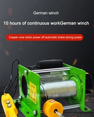 220V/380V Hoist Electric Hoist Household Small Crane Quick Lifting Crane