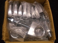 10pk Bow Eye Chrome Finish 10pk (C44)