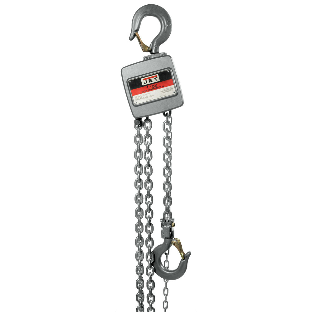 Jet 133130 AL100 Series 1 Ton Alum Hand Chain Hoist w/ 30 ft. of Lift New