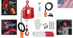 Electric Hoist Winch 1100lbs Overload Protection