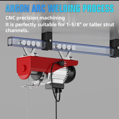 8 Wheel Hoist Trolley with Rollers – Strut Trolley Assembly for Electric Hoist