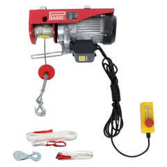 Wired Remote Control Crane Winch Mini Electric Hoist 1350W 1760lbs 14ft/4.2m