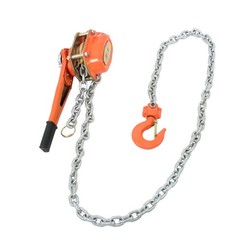 10ft 6600lb Capacity G80 Chain Manual Lever Steel Chain Hoist Wrench Block Hoist