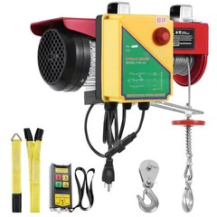 Electric Hoist Crane Winch 1760 lbs Load with 328 ft Wireless Remote Control