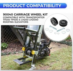 90040 Carriage Wheel Kit For TranzSporter TP250 TP400 LH200 LH2000 Ladder Hoist