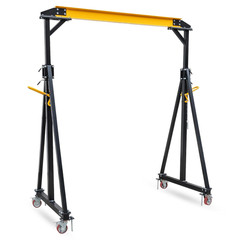2 Ton Adjustable Gantry Crane – 4400 Lbs Capacity for Warehouse & Construction