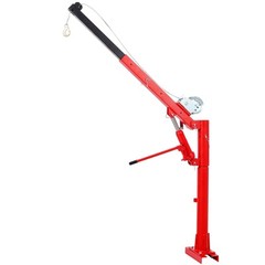 Hydraulic 1000LBS Pickup Truck Crane 360° Swivel Hoist Lift 38″-59″ for Factory