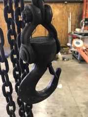 Yale 1 Ton Model Load King Manual Coffing Hoist 8’ Chain.