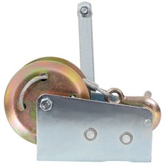 2500LB Two-Way Ratchet Hand Winch 32.8FT Blue Strap for Trailer Boat ATV