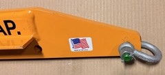 CALDWELL 16-1/4-4 LIFTING BEAM, 500 LB LOAD LIMIT, ADJUSTABLE, 8AUJ9, NEW!