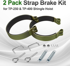 Strap Brake Kit 90007 for TP-250 TP-400 Shingle Hoist Units 2 Piece Set