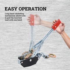 2 Ton Come Along Winch Dual Gear Power Puller