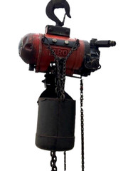 INGERSOLL-RAND ARO PNEUMATIC HOIST 1 TON 7775D 10FT CHAIN