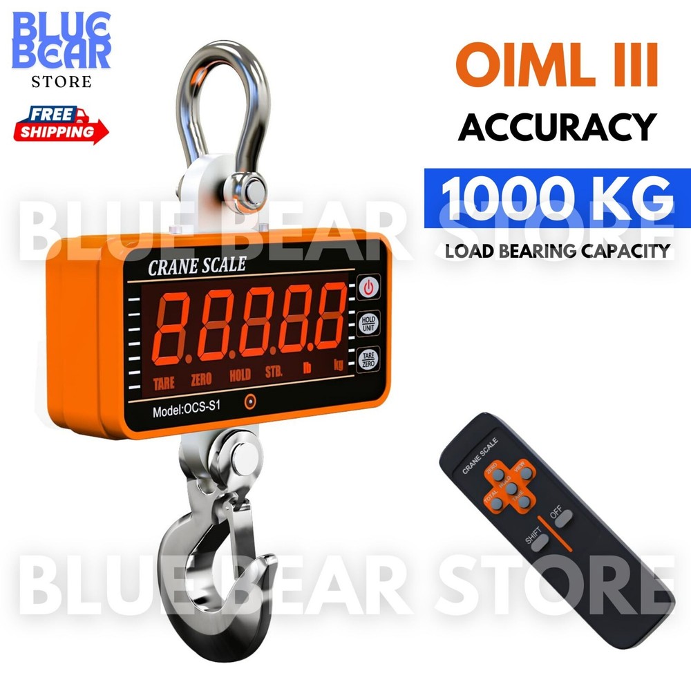 Heavy Duty Industrial Digital Hanging Crane Scale For Farm Factory Auto Garage