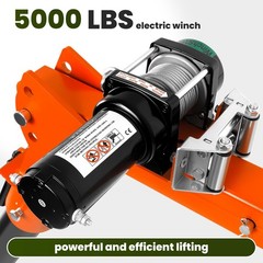 5000 lbs 12V Electric Winch 2200 Pickup Truck Crane Alloy Steel Truck Crane