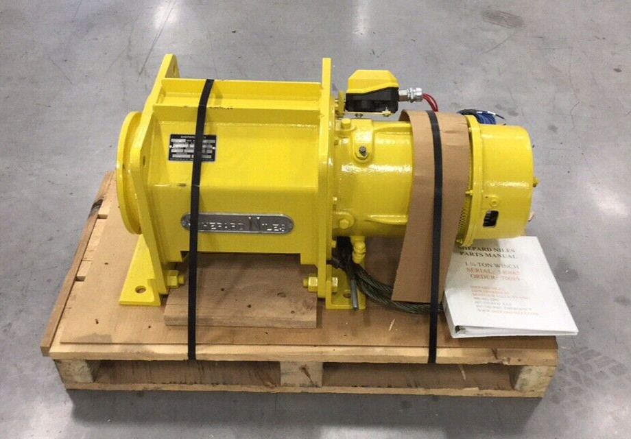 Shepard Niles GK0L0Z6 Motor Gearbox Hoist Crane 230VDC 1-1/2 ton 2hp 1PS