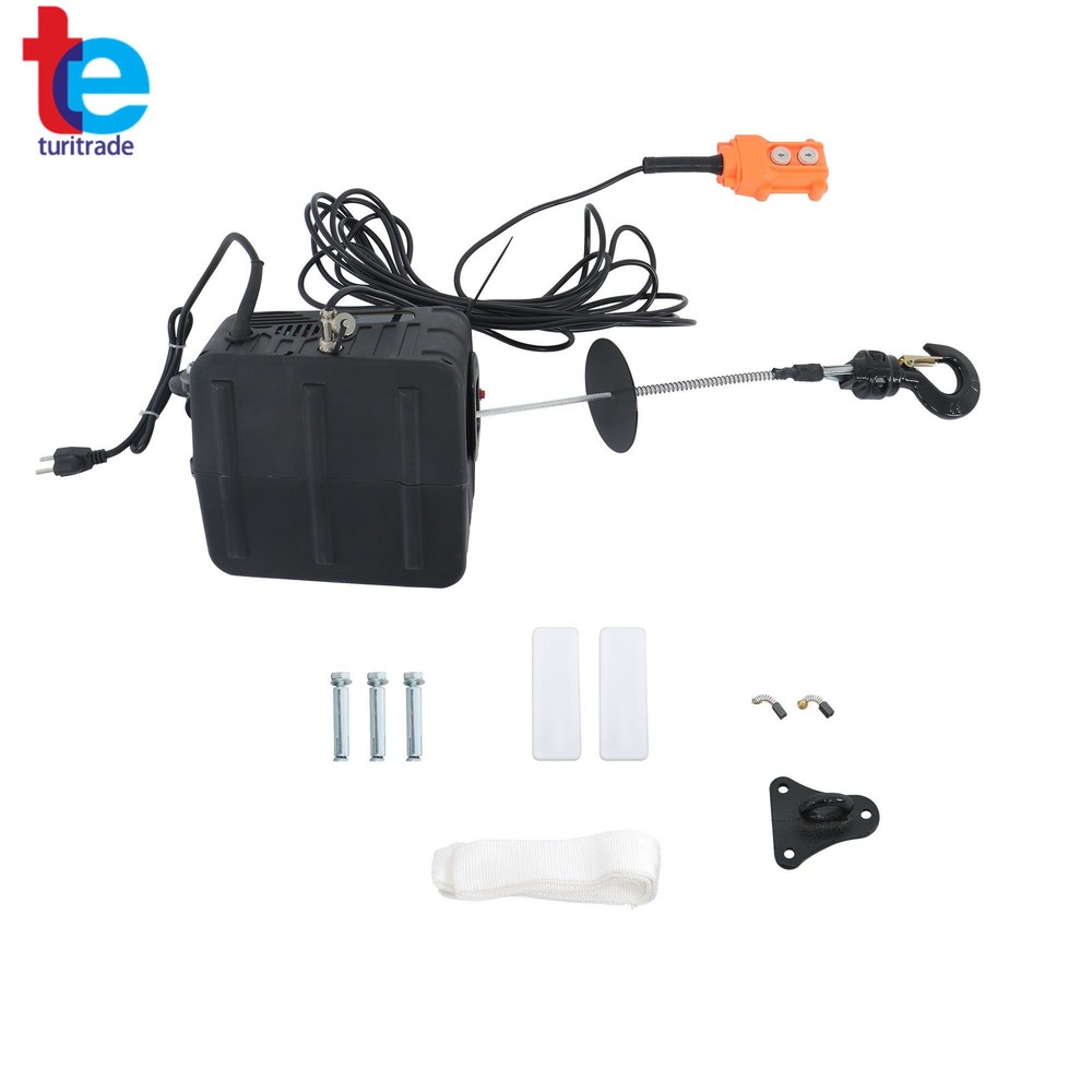 Dual-Control 3in1 Industrial Hoist 1100 LBS Capacity Material Handling Tool