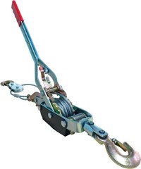 Come along Winch – 000 Lbs/5T Pulling Capacity,2Ft Steel Cable,3 Hooks,Dual Gear