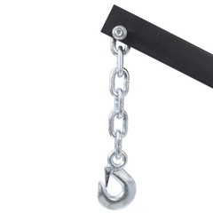 Hydraulic 1000LBS Pickup Truck Crane 360° Swivel Hoist Lift 38″-58″ for Factory