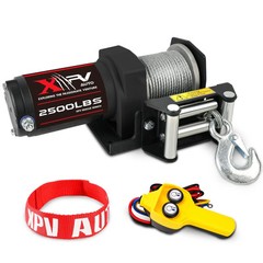 2500lbs Electric Winch 12V Waterproof Steel Cable with Wired Remote Control