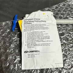 Campbell 500# Lbs. Cap Duplex Hand Grip with 18″ Handle 0″ to 5/16″ Grip Range