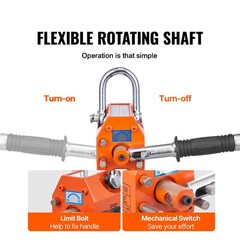 VEVOR Permanent Magnetic Lifter Lifting Magnet 220 lbs/100 kg Neodymium Hoist