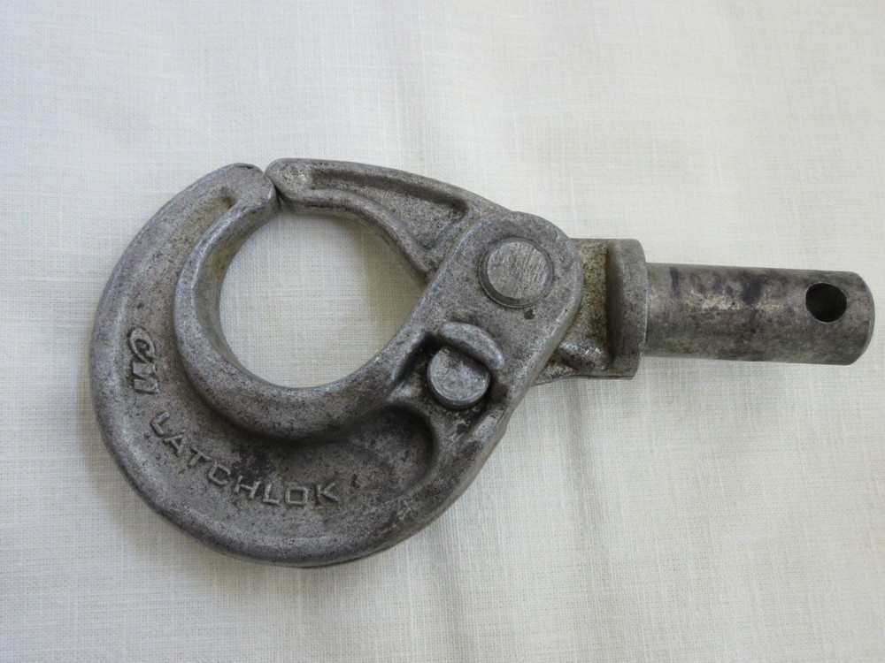 Columbus McKinnon CM 1052 LATCHLOK HOOK Lodestar Models E & H New Old Stock #1