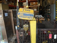 Acco Wright Way Electric Hoist, 2 Ton Capacity, As-Is, For Parts or Repair.