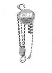 CMCO CYCLONE SERIES 646 MANUAL HAND CHAIN HOIST – 4 TON CAPACITY – 10 FT LIFT
