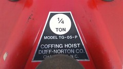 Duff Norton TG-05-P Coffing Hoist 1/4 Ton